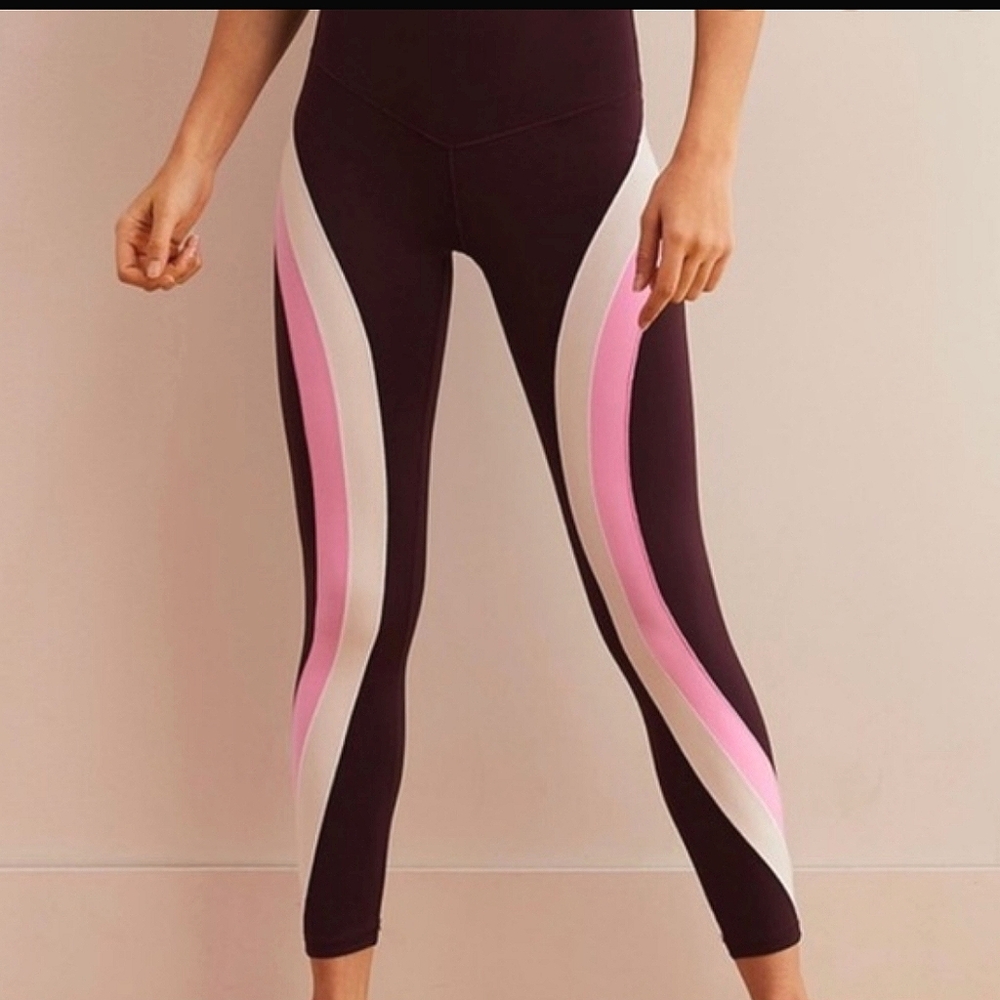 Aerie Chill Play Move Leggings in Deep Plum